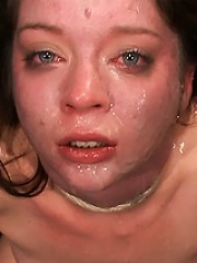 Adorable Jessi Palmer is Suspended by Just her Pigtails and Ankles and Fucked